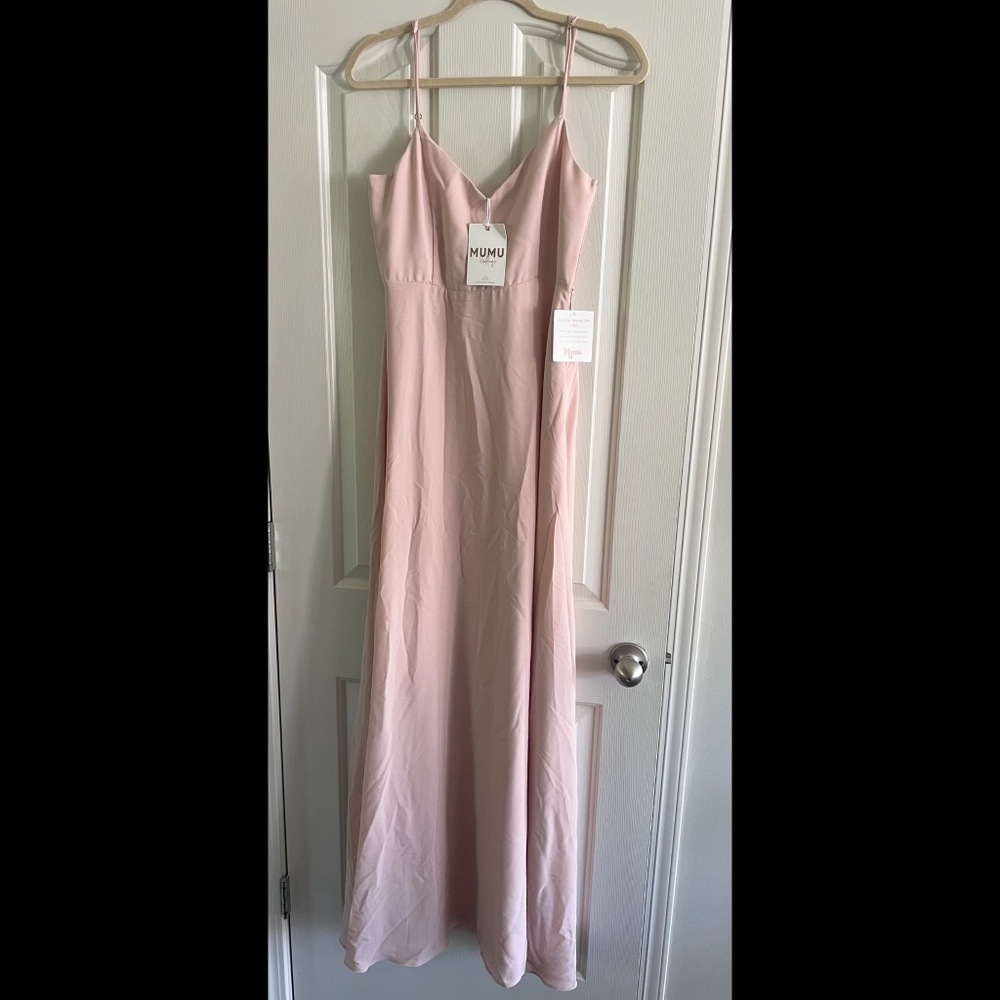 New with Tags MUMU weddings bridesmaid faith maxi